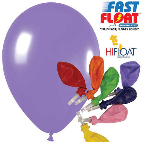 Sempertex 12" Deluxe Lilac Fast Float Latex Balloons (25ct)