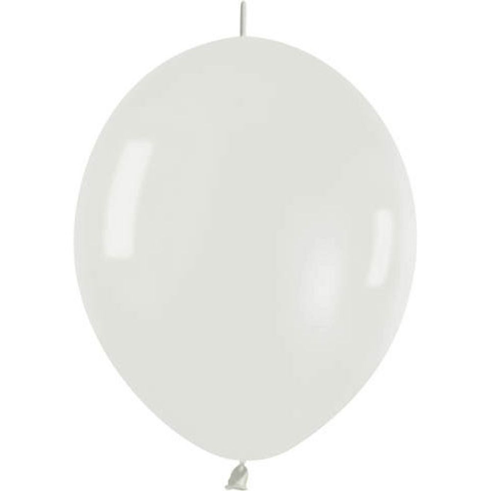 Sempertex 12" Crystal Clear Link-O-Loon Latex Balloons (50ct)