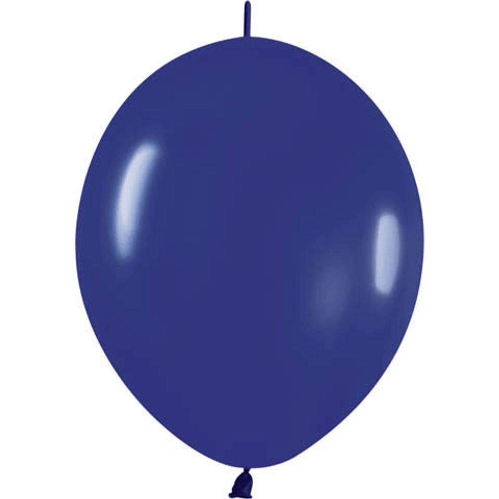 Sempertex 12" Fashion Royal Blue Link-O-Loon Latex Balloons (50ct)