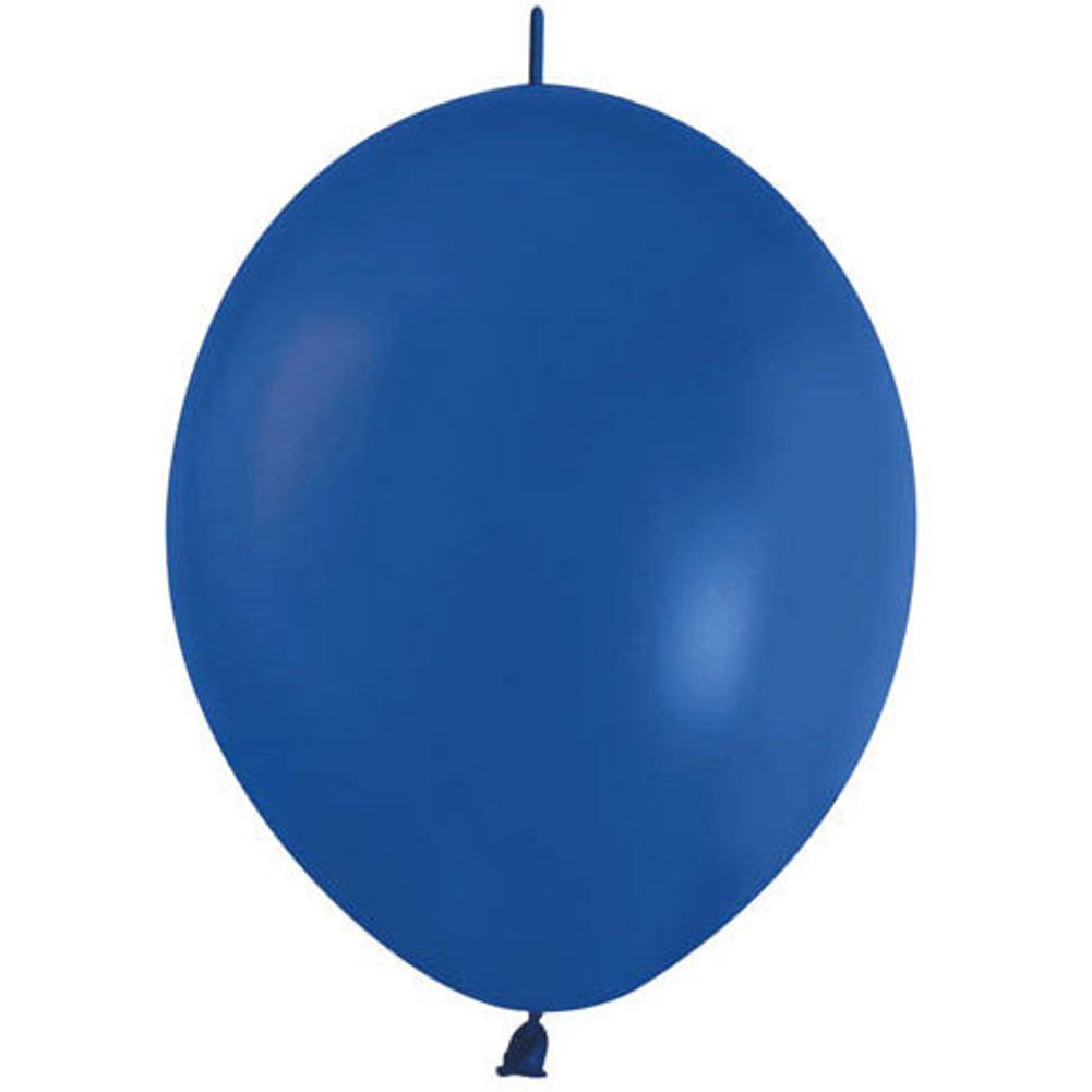 Sempertex 12" Crystal Blue Link-O-Loon Latex Balloons (50ct)