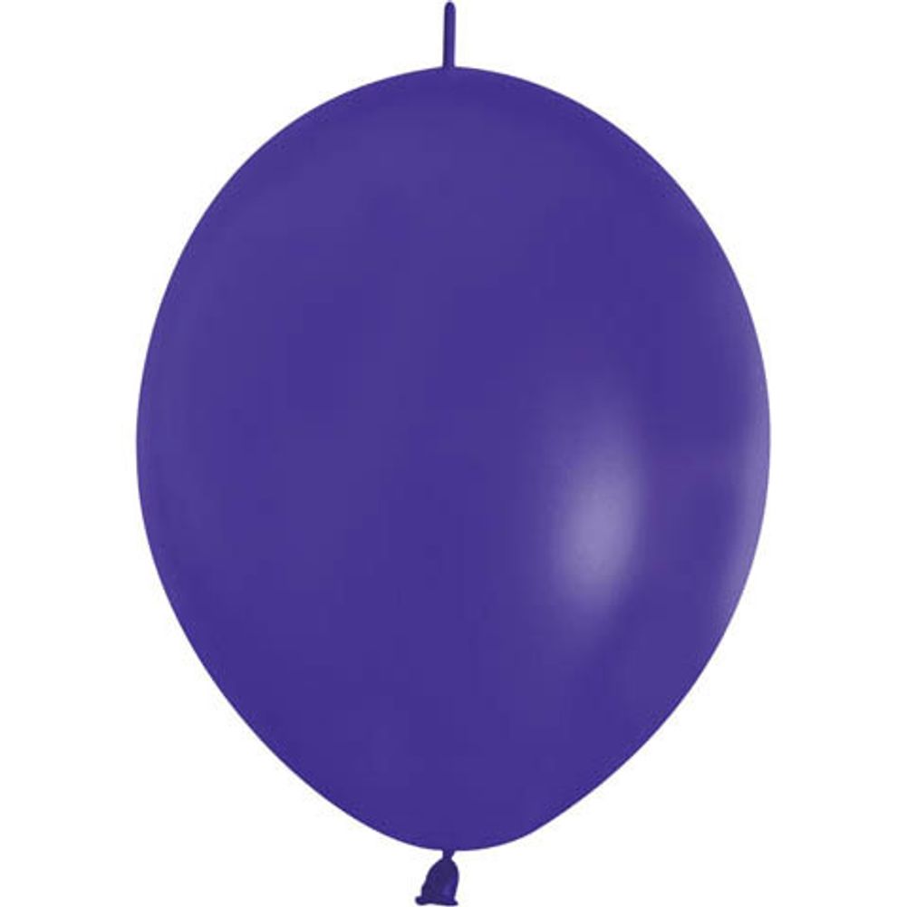 Sempertex 12" Crystal Violet Link-O-Loon Latex Balloons (50ct)
