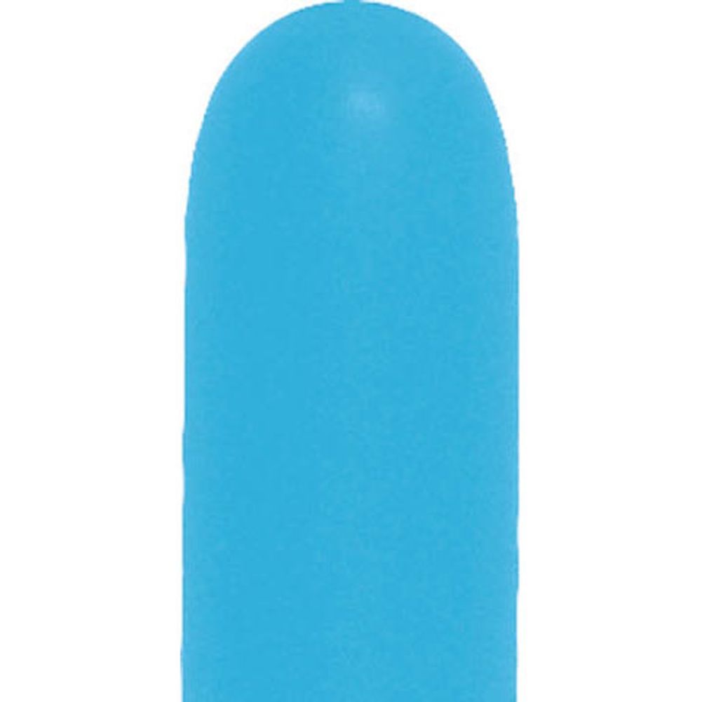 Sempertex 260B Deluxe Turquoise Blue Tying Balloons Latex Balloons (50ct)