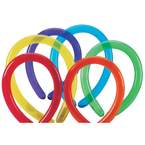 Sempertex 260B Crystal Assortment Tying Balloons Latex Balloons (10ct)