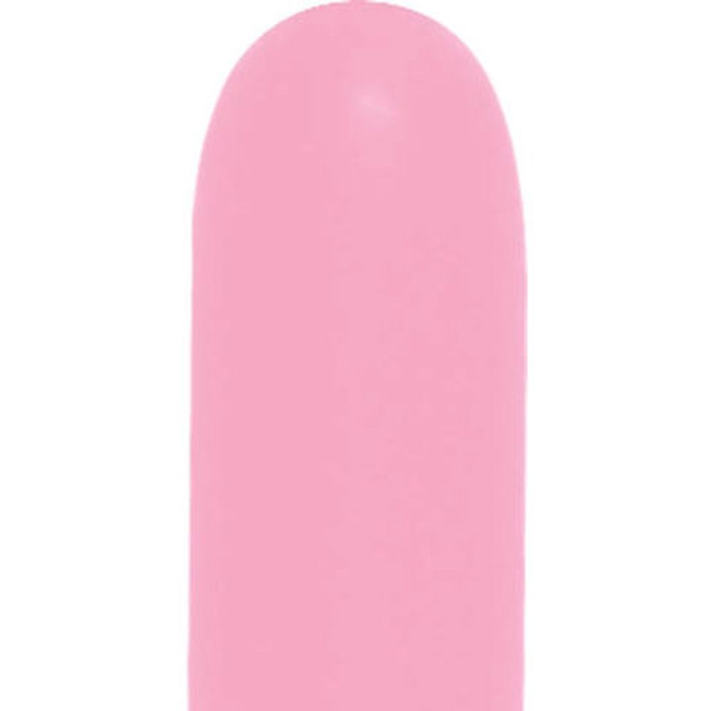 Sempertex 260B Fashion Bubble Gum Pink Tying Balloons Latex Balloons (50ct)