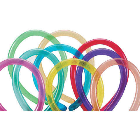 Sempertex 260B Metallic Assortment Tying Balloons Latex Balloons (10ct)