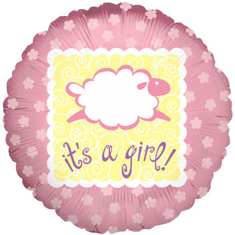 18" Baa Baa Baby Girl Single-sided