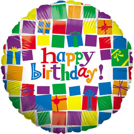 18" Birthday Gift Tile Single-sided