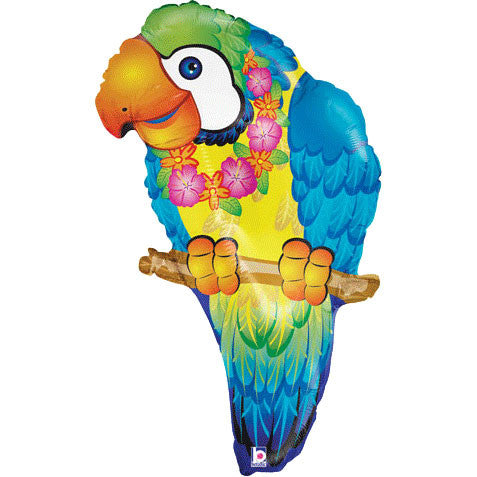 Tropical Parrot Helium Shape