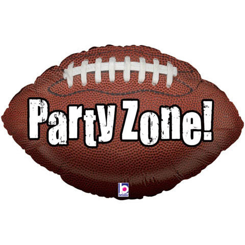 29" Party Zone Football Helium Shape