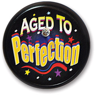 Aged To Perfection Blinking Button