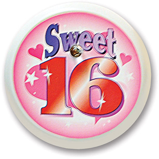 Sweet 16 Blinking Button