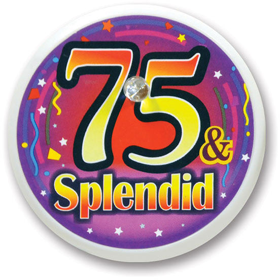 75 & Splendid Blinking Button