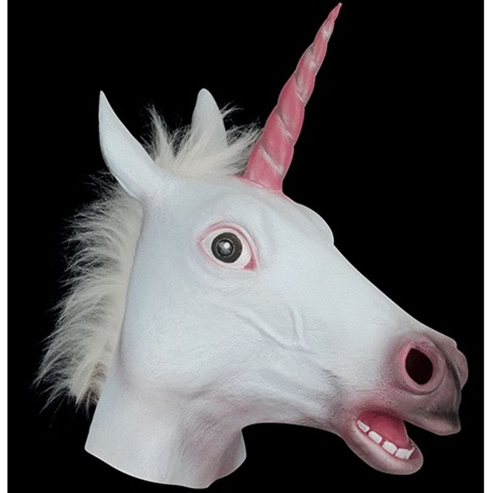 UNICORN MASK WITH PINK HORN (48/CASE)