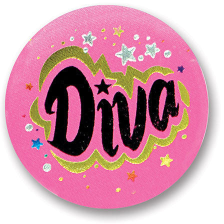 Diva Satin Button