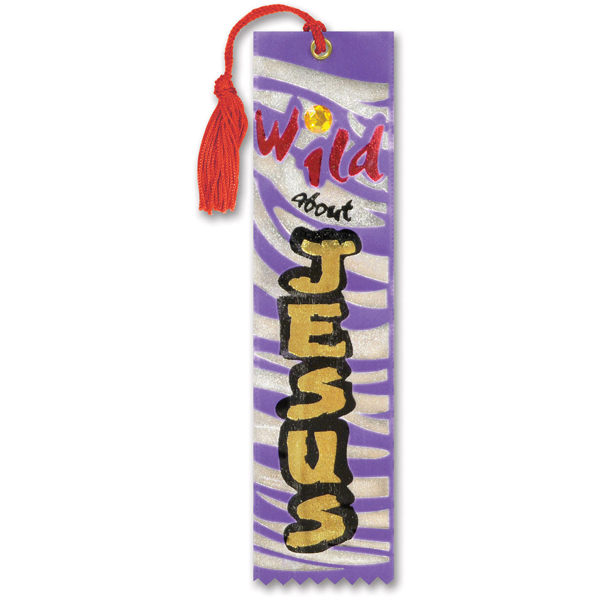 Wild About Jesus Jeweled Bookmark Ribbon