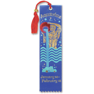 Aquarius Bookmark Ribbon