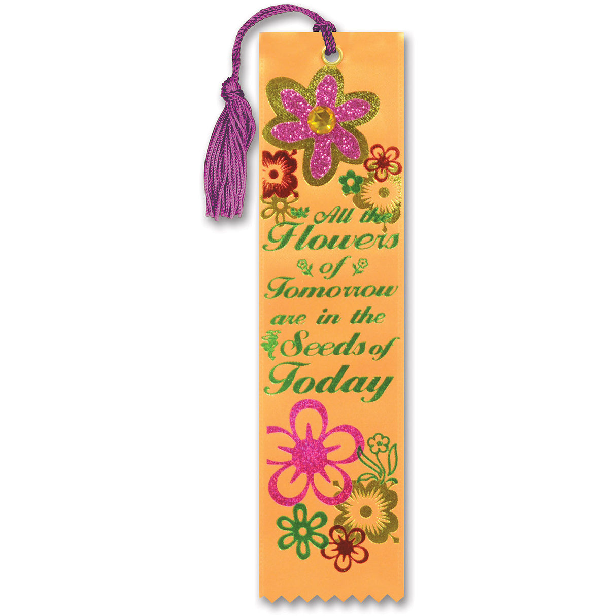 All The Flowers Of Tomorrow Jeweled Bookmark Ribbon