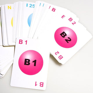 Deluxe Plastic-Coated Bingo Calling Cards
