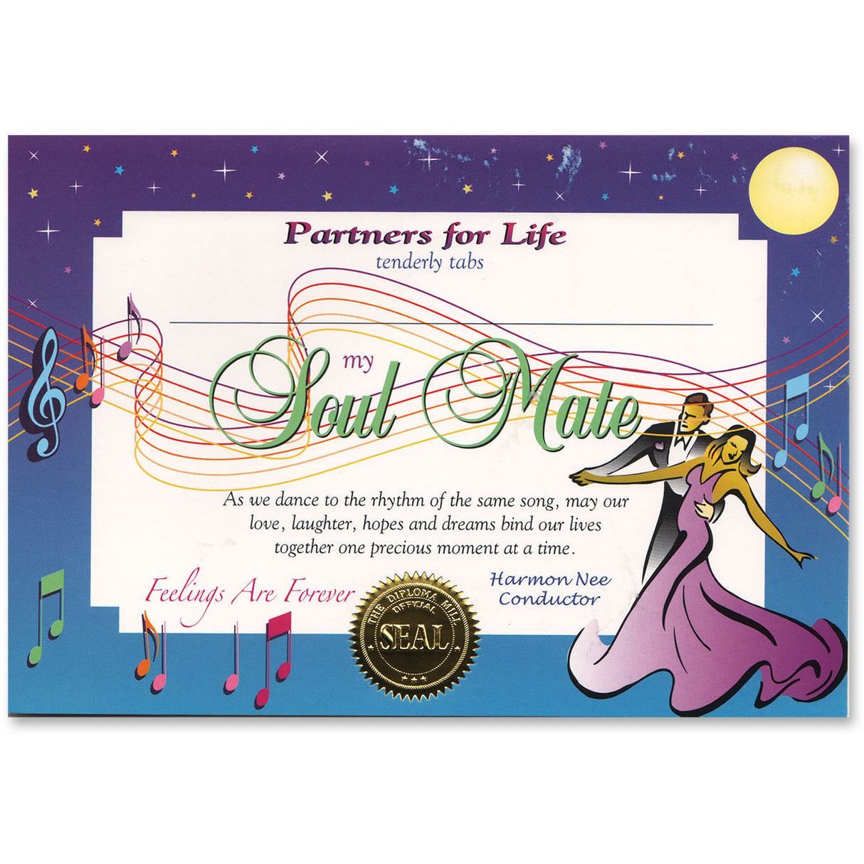 Soul Mate Certificate Greeting