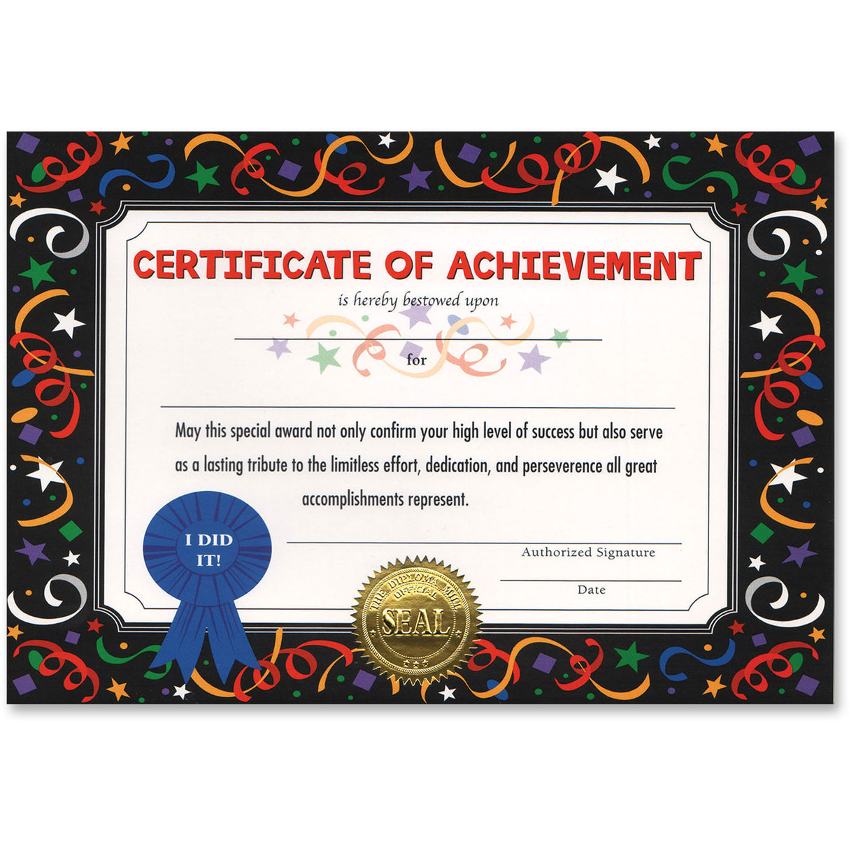 Certificate Of Achievement Cer