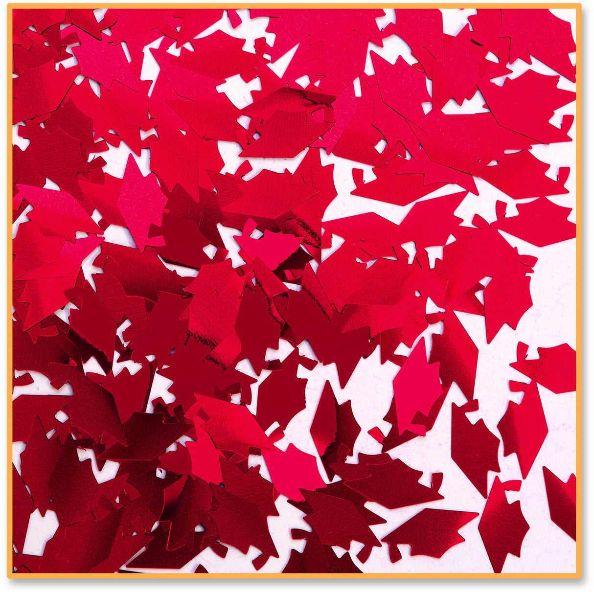 Red Grad Caps Confetti