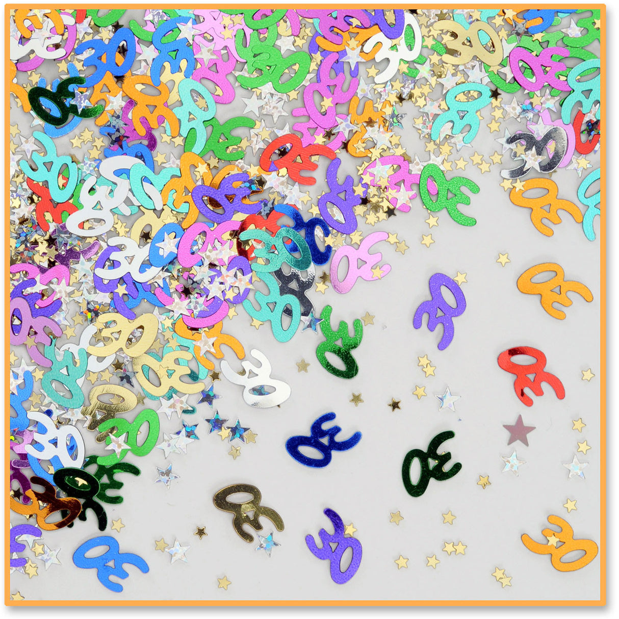 30 & Stars Confetti