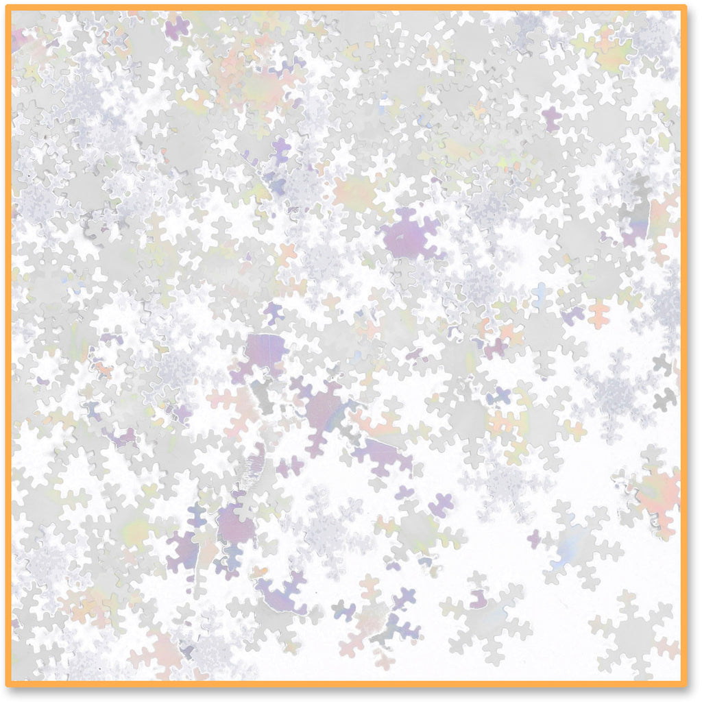 Iridescent Snowflakes Confetti Pack
