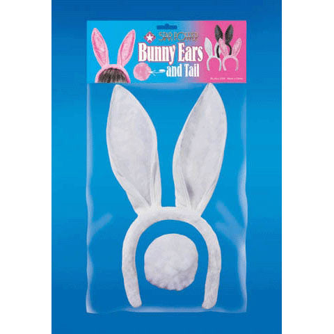 Bunny Ears & Tail - White