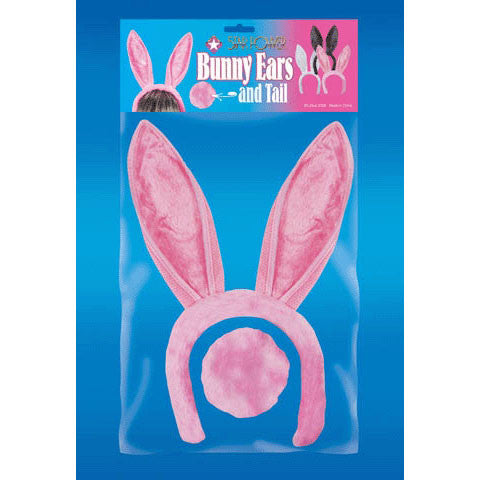 Bunny Ears & Tail - Pink