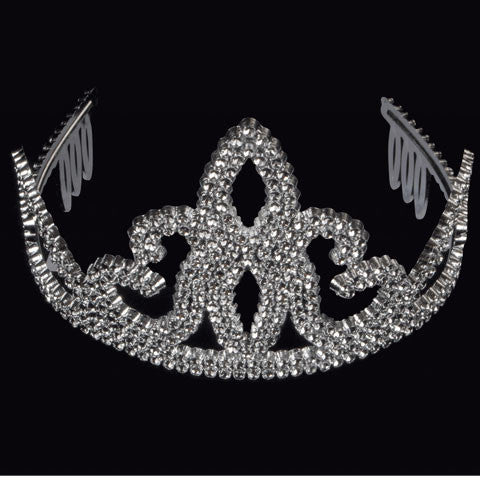 Silver Tiara Plastic