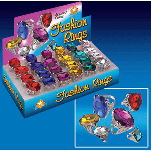 Fashion Jewel Rings (1ct)