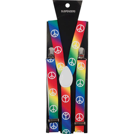 Peace Sign Suspenders