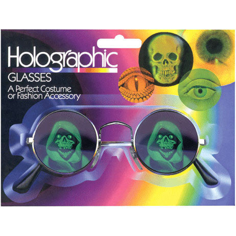 Hologram Glasses/Hooded Skull