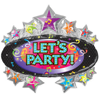 Let's Party Marquee Flat Super Shape