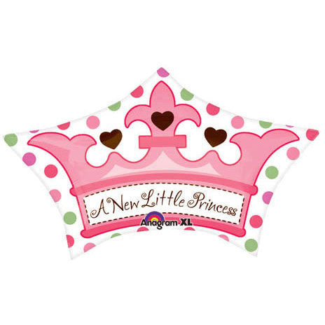 18" Little Princess Crown Flat Junior Shape