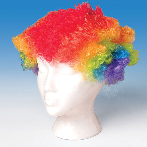 Rainbow Clown Wig