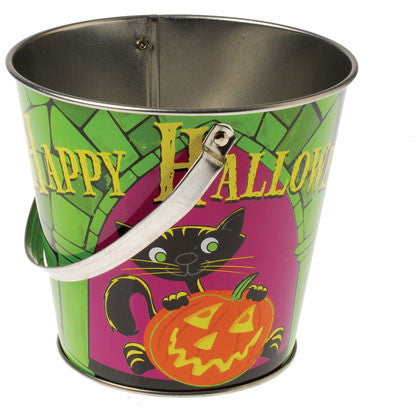 Halloween Metal Pail