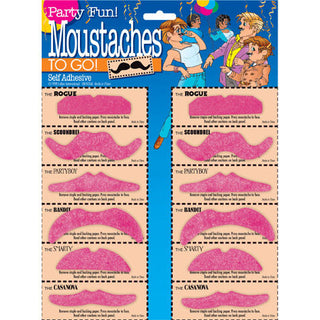 Hot Pink Moustaches