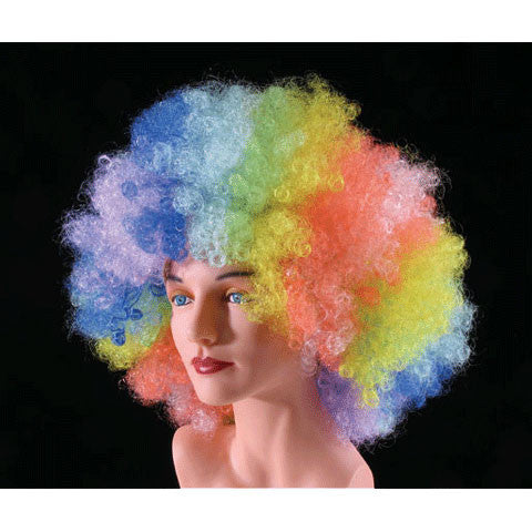 Economy Rainbow Afro Wig
