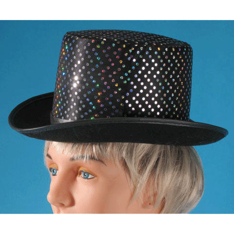 Top Hat w/Silver Dots