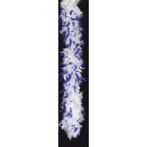 White/Blue Tips Boa 72