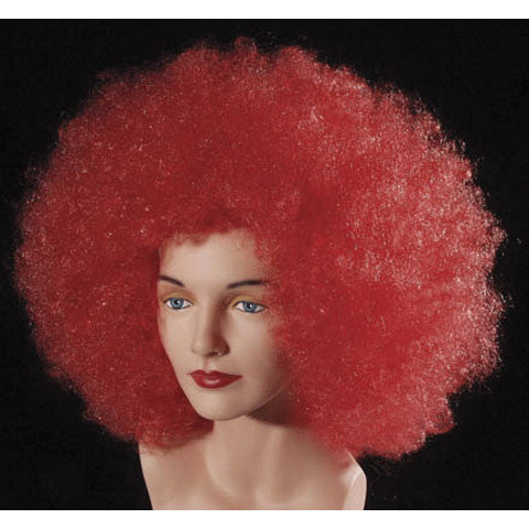 Economy Red Afro Wig