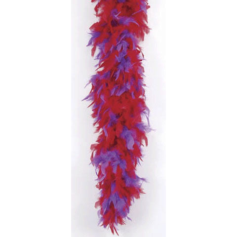 Deluxe Boa Red & Purple 72"
