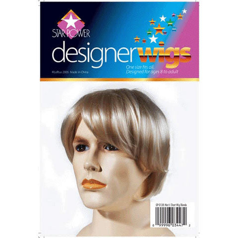 Men's Short Wig Blonde