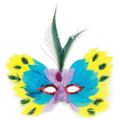 Butterfly Feather Mask