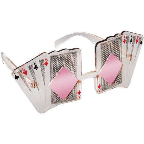 Clear Poker Sunglasses