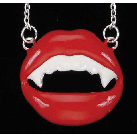 Vampire Lips Necklace