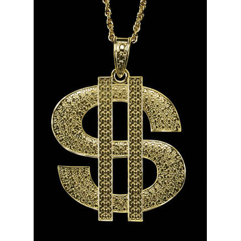 Jumbo Dollar Sign Necklace