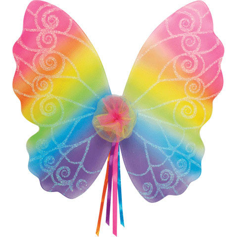 Rainbow Fairy Wings 20"