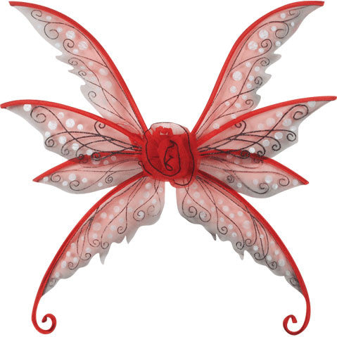 Red Fairy Wings 24"